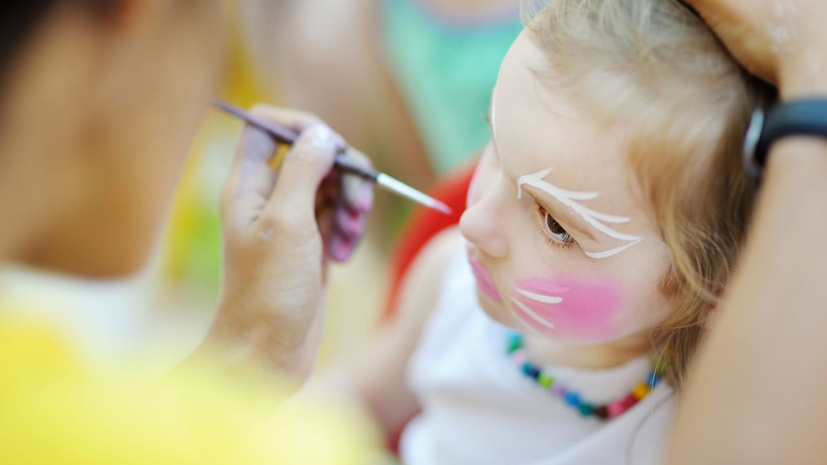 Malowanie twarzy – kotek