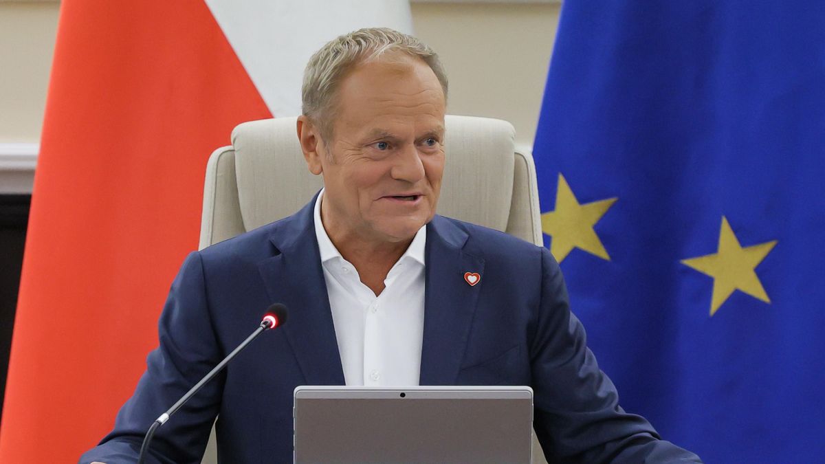 Premier Donald Tusk na posiedzeniu rządu