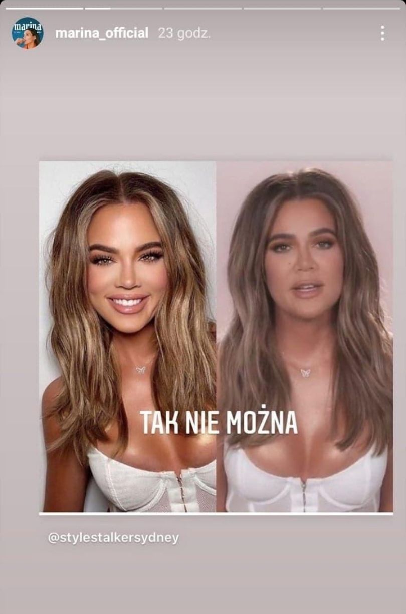 Marina reaguje na dwa oblicza Khloe Kardashian