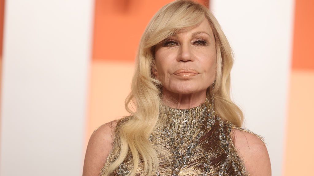 Donatella Versace była dyrektorką kreatywną domu mody Versace