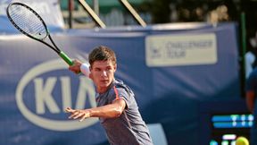 Challenger Ałmaty: Kamil Majchrzak bez powodzenia w deblu. We wtorek zagra w singlu