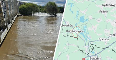 Tutaj Odra ma już ponad 9 metrów. Wyrównany rekord
