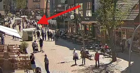 Tuż po 12:00. Oto co uchwyciła kamera na Krupówkach