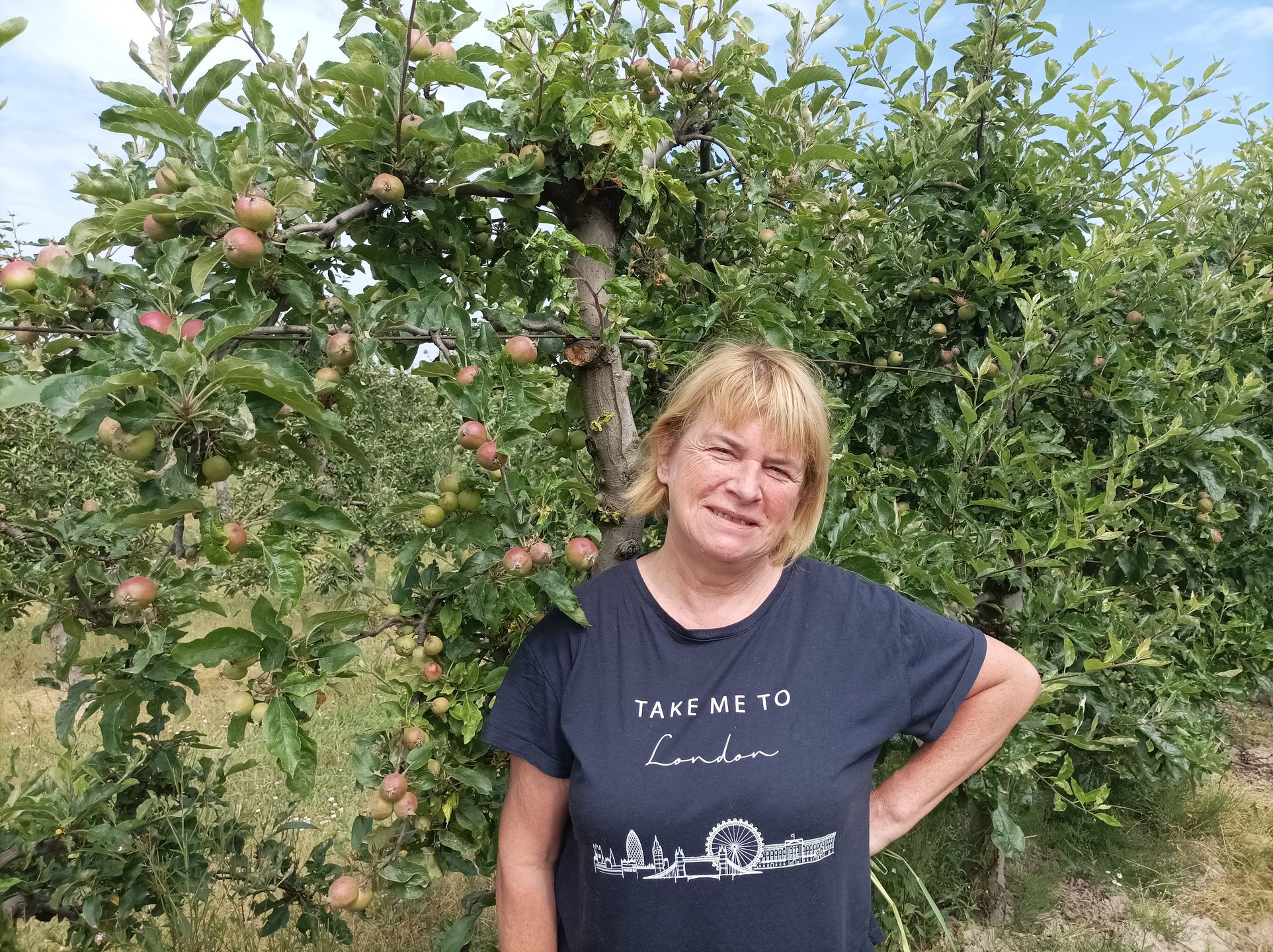 Dorota Kowalska i Piotr Rybikowski z Wiszni Małej prowadzą sad owocowy i od lat organizują samozbiory