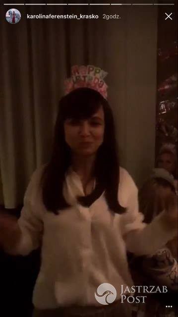 Karolina Ferenstein-Kraśko - przyjęcie urodzinowe