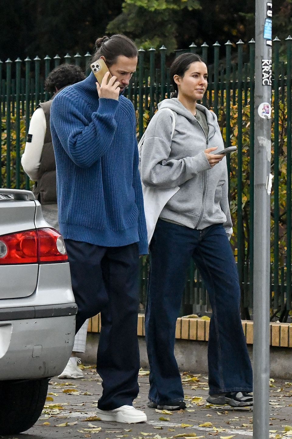 Grzegorz Krychowiak i Celia Jaunat