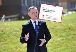 Andrzej Duda o spocie PiS. TVP Info usunęło artykuł o wpisie prezydenta