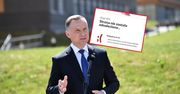 Andrzej Duda o spocie PiS. TVP Info usunęło artykuł o wpisie prezydenta