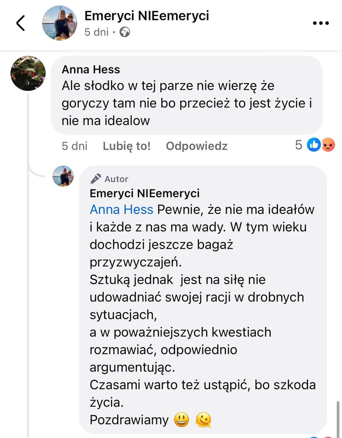 Tak odpowiedziała Iwona