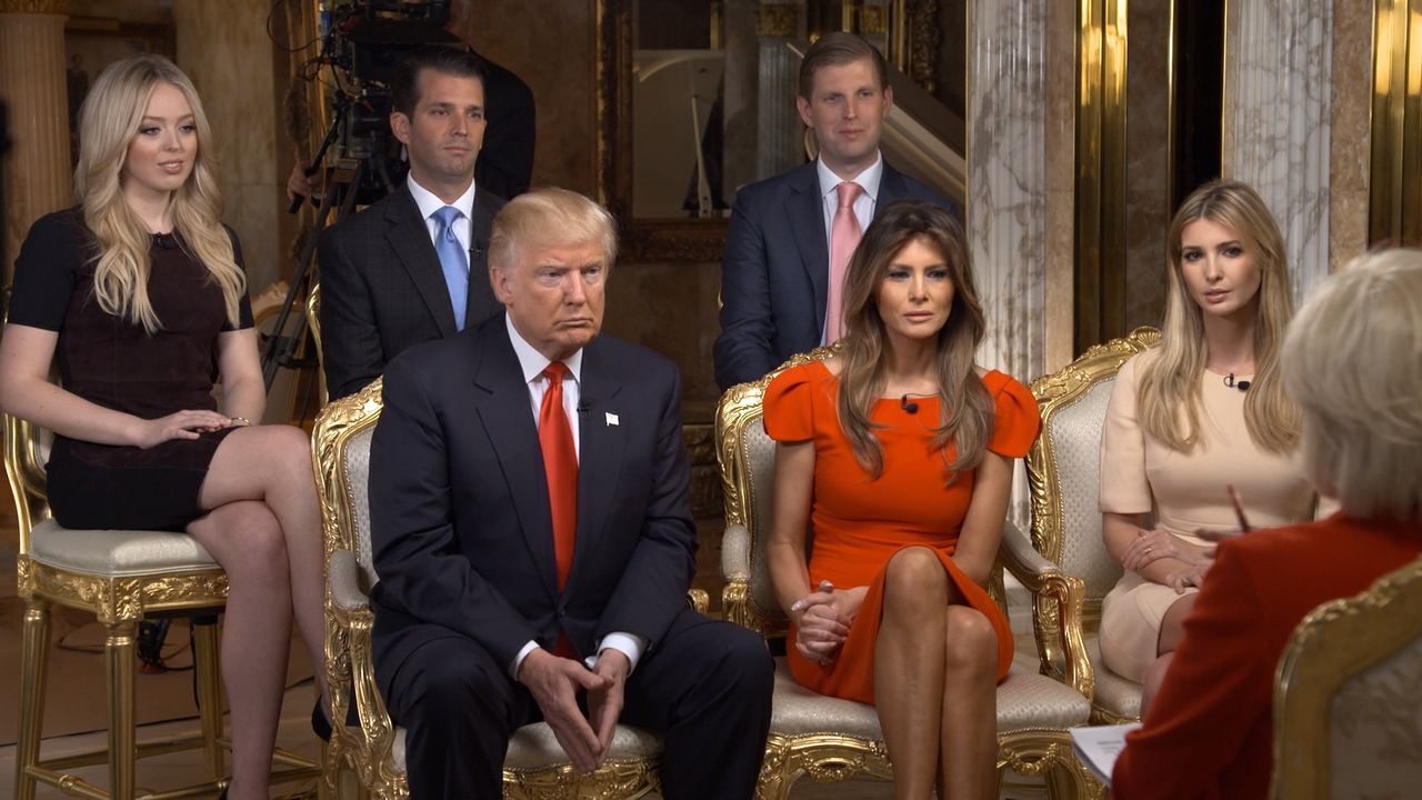 Tiffany Trump, Donald Trump Jr., Donald Trump, Eric Trump, Melania Trump, Ivanka Trump