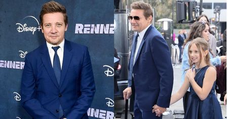Jeremy Renner pozuje o lasce na premierze PIERWSZY RAZ od czasu wypadku! Towarzyszyła mu 10-letnia córka (ZDJĘCIA)