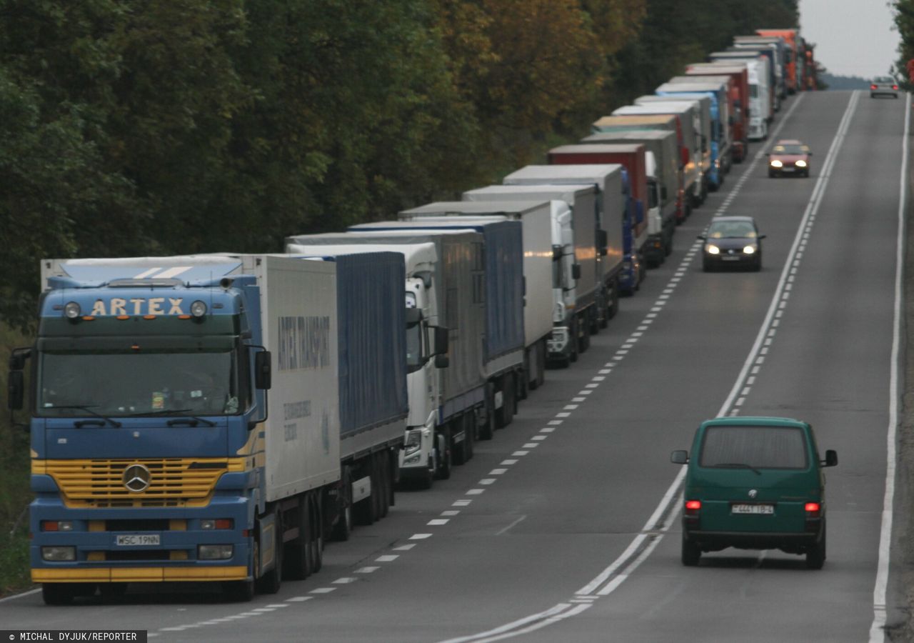 UE chce zakazu wjazdu dla przewoźników z Rosji i Białorusi