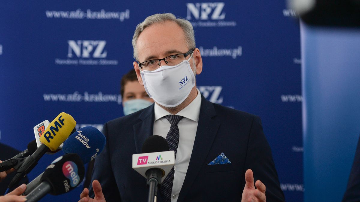 Minister zdrowia Adam Niedzielski