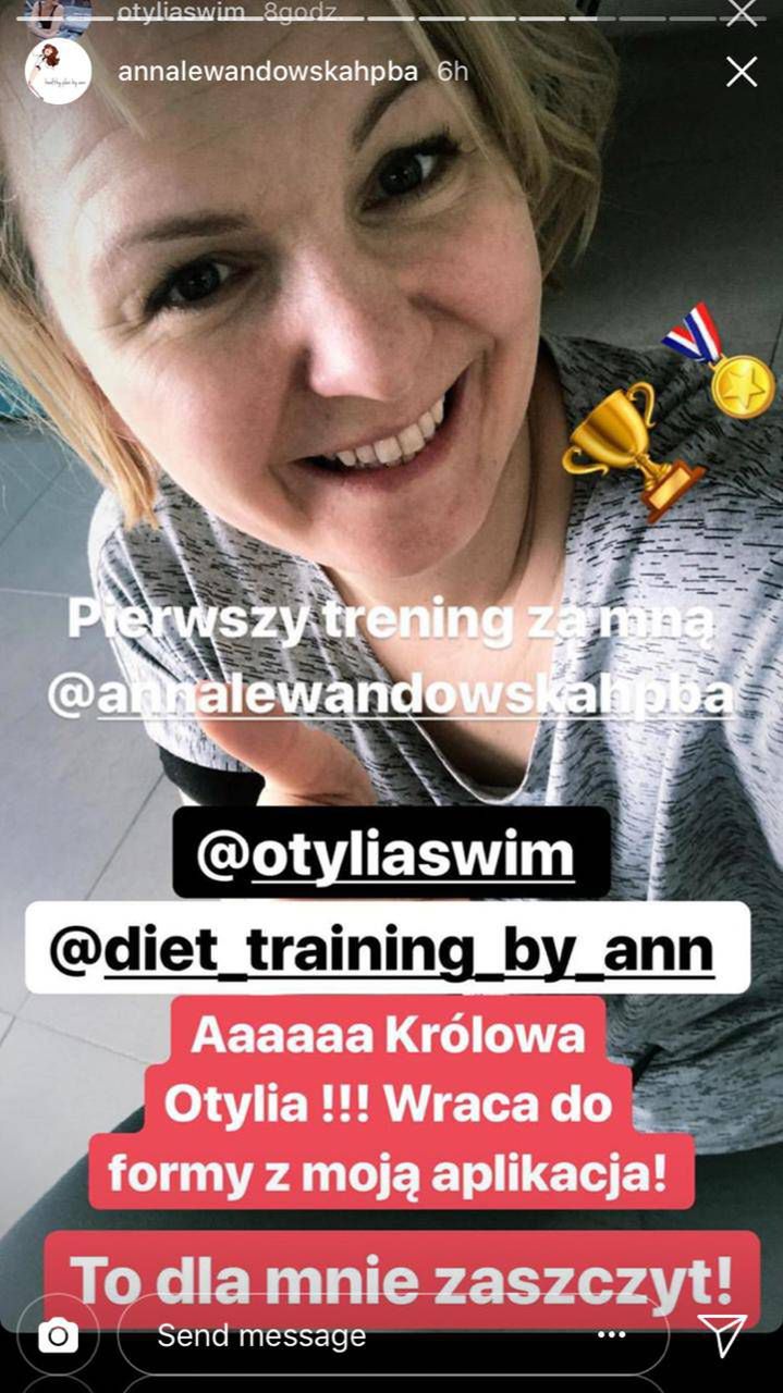 Otylia Jędrzejczak bez makijażu