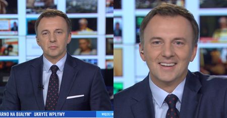 Wpadki w popołudniowym serwisie TVN24. Prezenter nie mógł powstrzymać śmiechu