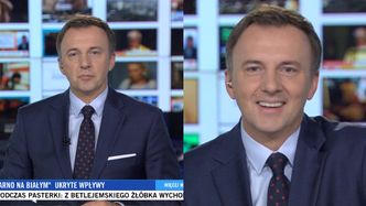 Wpadki w popołudniowym serwisie TVN24. Prezenter nie mógł powstrzymać śmiechu