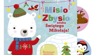 Ruchome elementy. Misio Zbysio szuka Świętego Mikołaja!