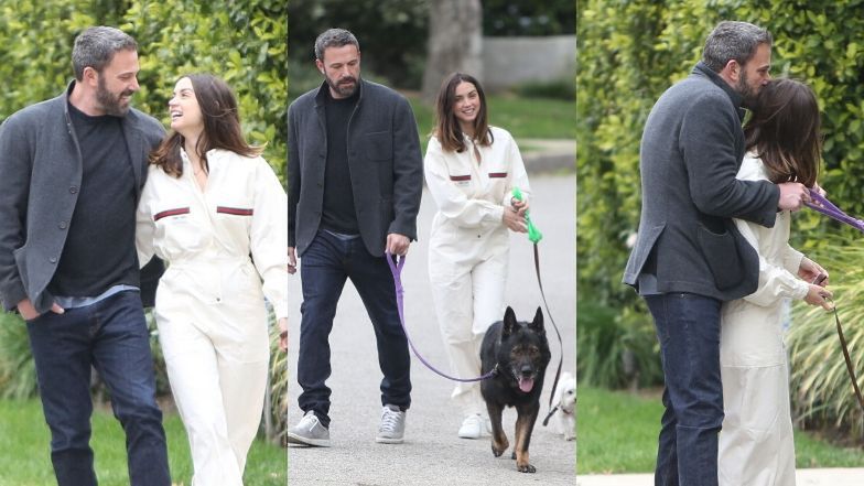 "Nieustraszeni" Ben Affleck i Ana de Armas nie przejmują się epidemią i spacerują z psami w Los Angeles (ZDJĘCIA)
