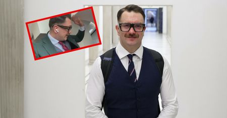 Mejza zrobił to na wizji. "Nawet nie mogę się wyprostować"