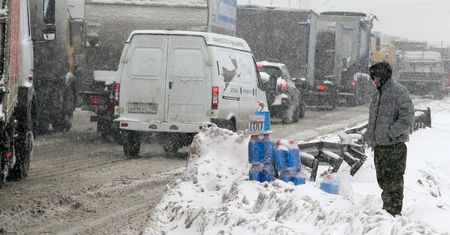 Zima w Rosji. Policja apeluje do mieszkańców stolicy