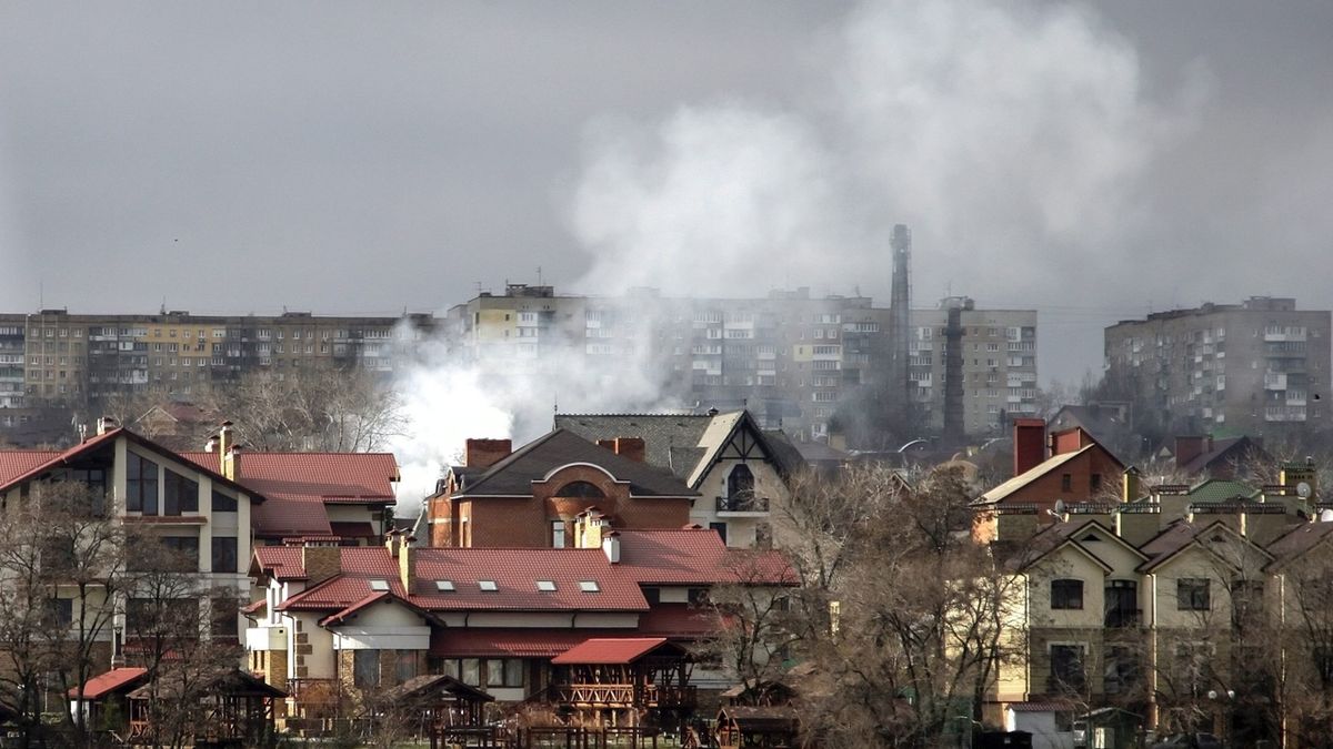 Donieck ogarnięty wojną