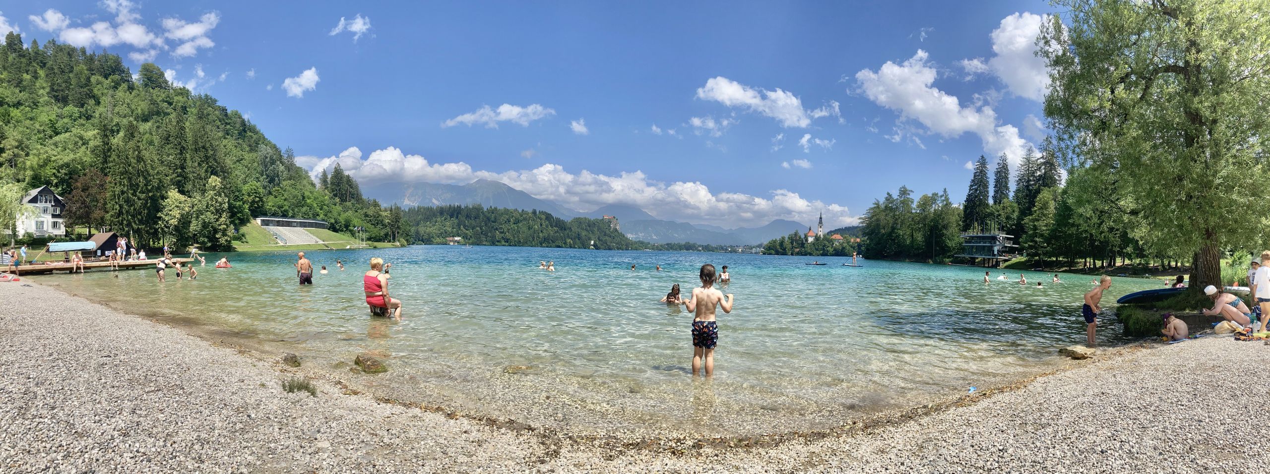 Velika Zaka to popularne kąpielisko nad jeziorem Bled