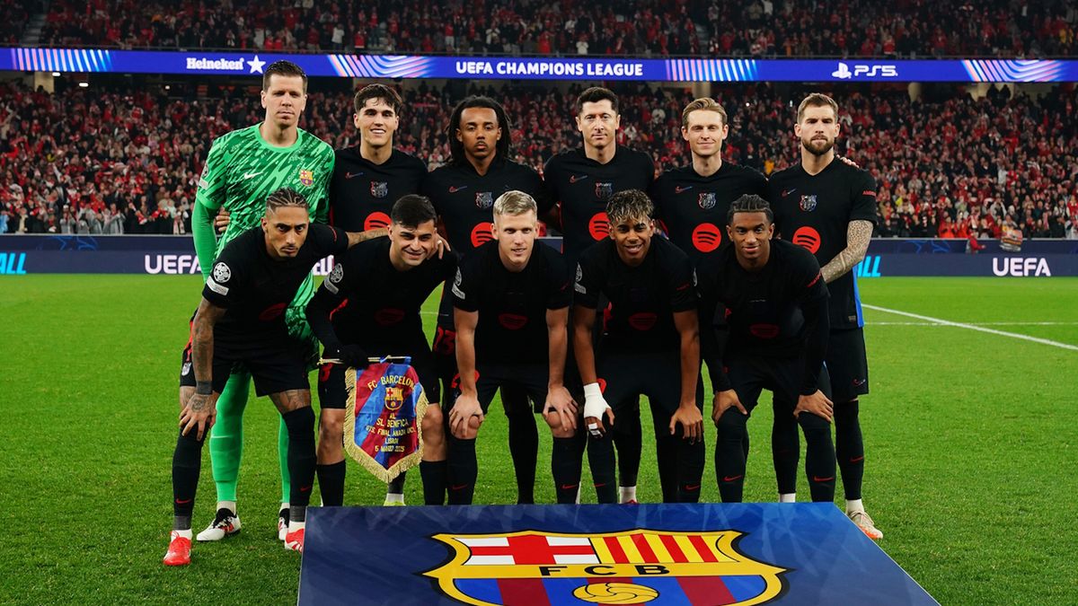 Getty Images / Na zdjęciu: piłkarze FC Barcelony