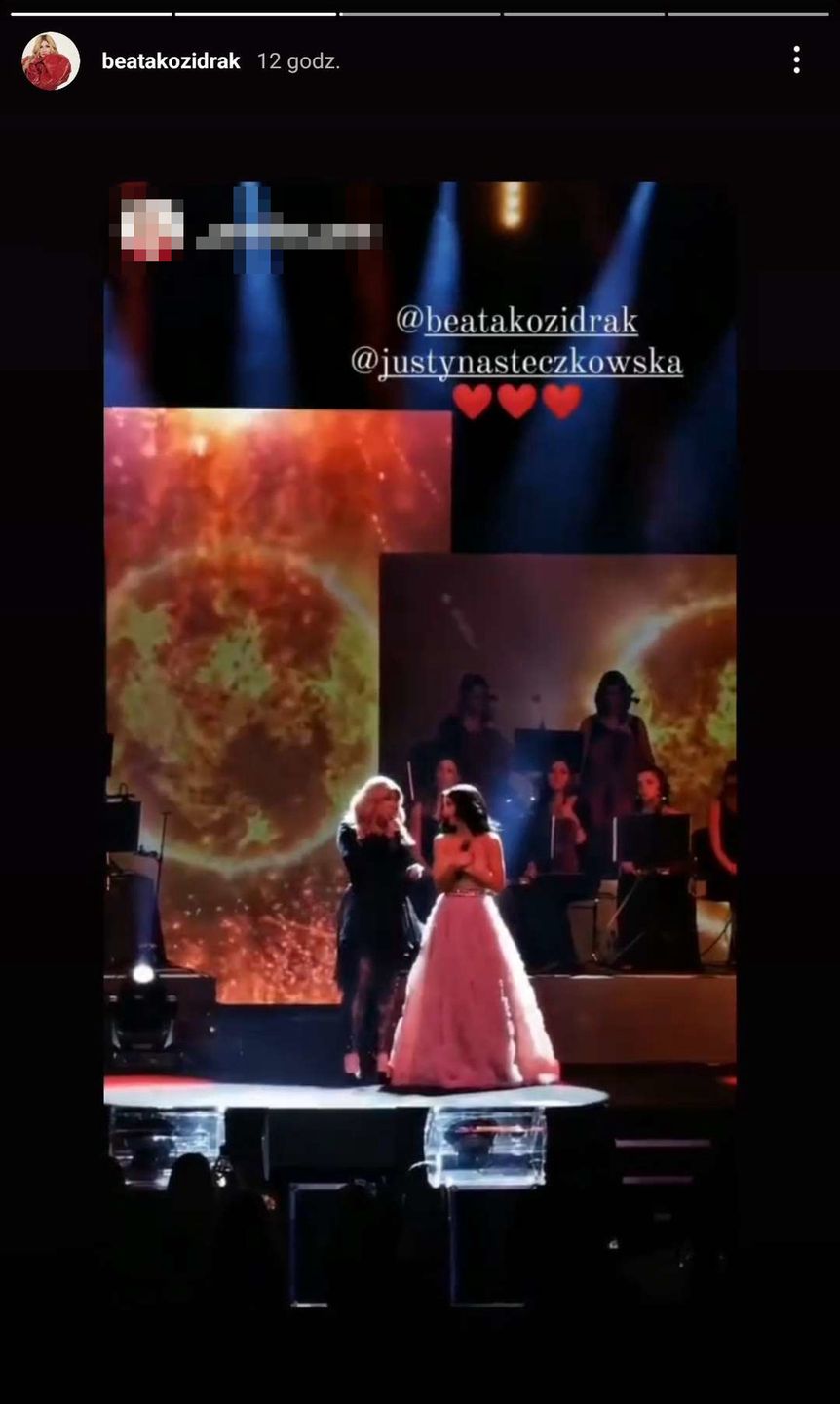 Beata Kozidrak wróciła na scenę u boku Justyny Steczkowskiej 