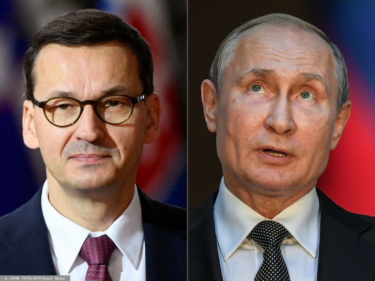 Władimir Putin i spór z Polską. Ambasada Rosji komentuje oświadczenie Mateusza Morawieckiego