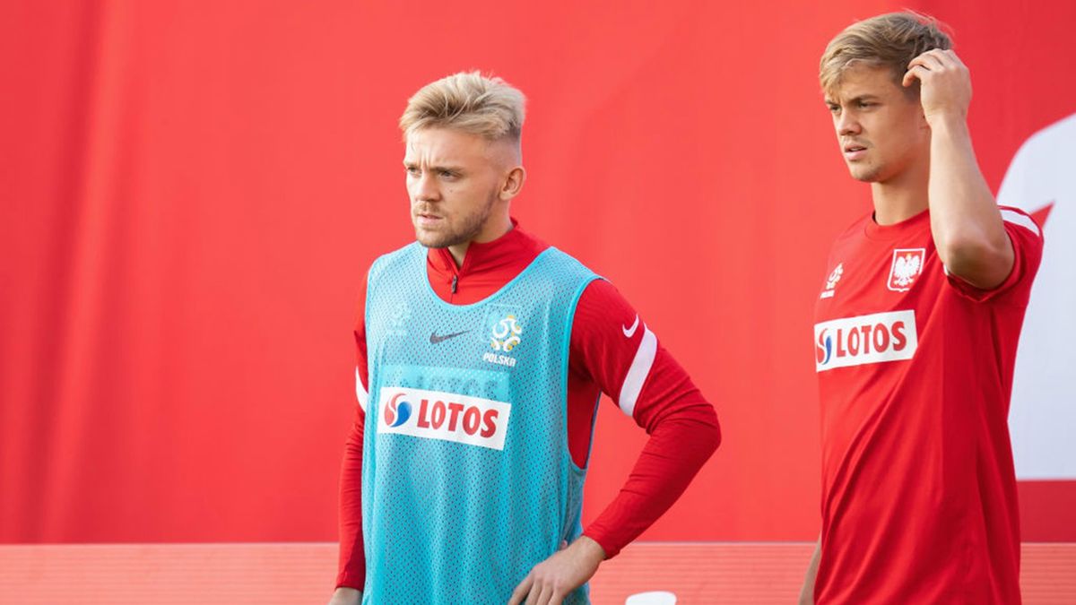 Getty Images / Mikolaj Barbanell/SOPA Images/LightRocket / Na zdjęciu: Kamil Jóźwiak i Robert Gumny