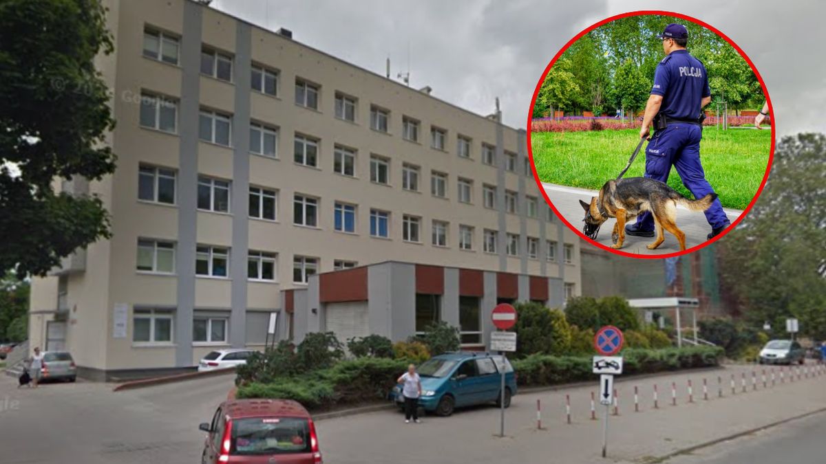Akcja policji w szpitalu w Oleśnicy