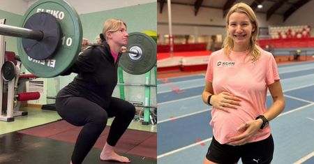 Adrianna Sułek podnosi ciężary w 9. MIESIĄCU CIĄŻY! (ZDJĘCIA)