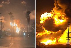 Pożar w rafinerii Chevron. Eksplozje jak trzęsienie ziemi
