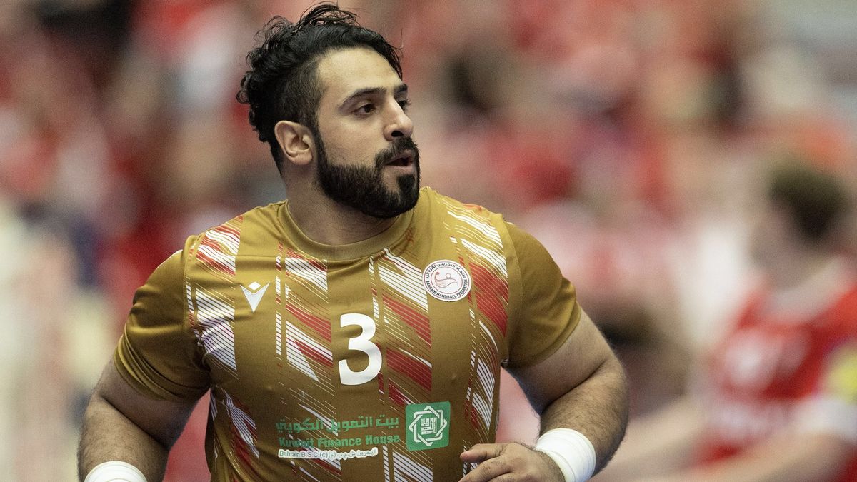 PAP/EPA / Andreas Hillergren / Na zdjęciu: Ali Eid, reprezentant Bahrajnu