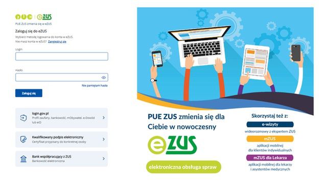 PUE ZUS zmieni się w eZUS