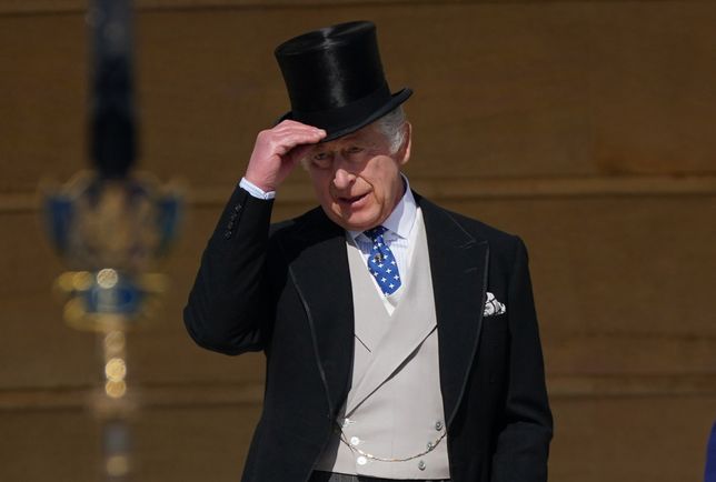 Król Karol podczas Garden Party w Pałacu Buckingham