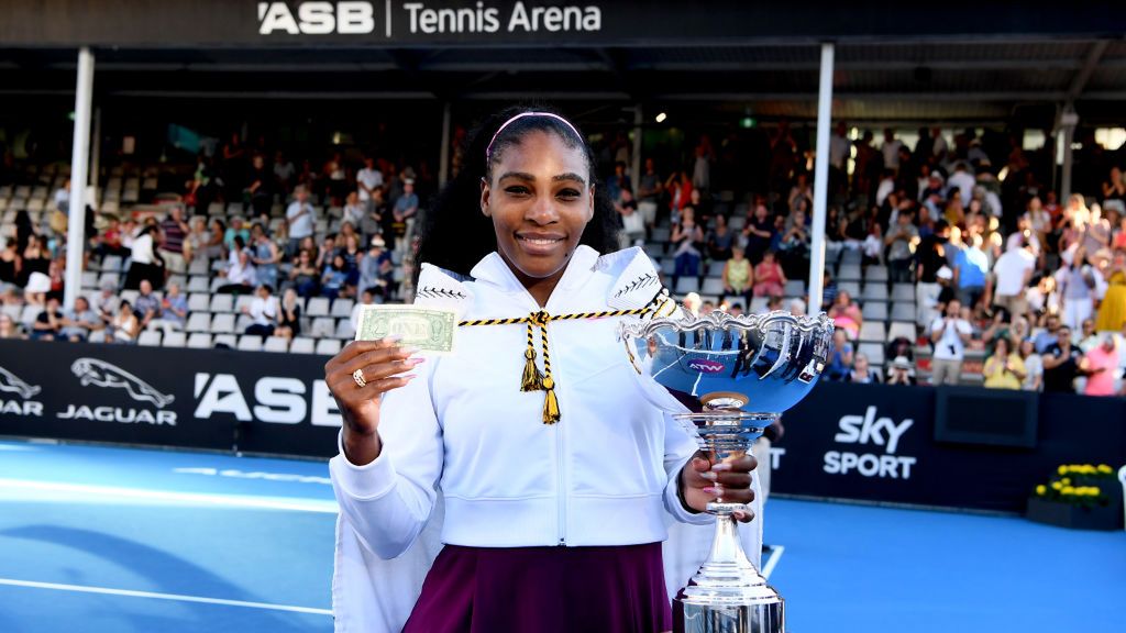 Getty Images / Hannah Peters / Na zdjęciu: Serena Williams, mistrzyni ASB Classic 2020