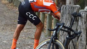 Tour de France. Kraksa kolarza CCC Team. Patrick Bevin pokazał zdjęcie (foto)