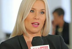 Biedrzycka w TVP Info. Wcześniej na jej miejscu był Kłeczek