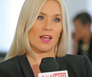 Biedrzycka w TVP Info. Wcześniej na jej miejscu był Kłeczek