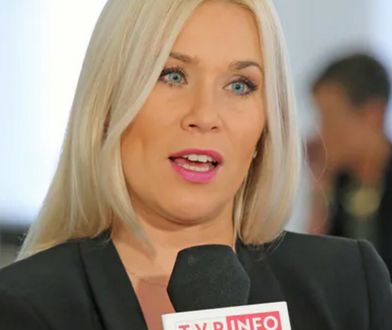 Biedrzycka w TVP Info. Wcześniej na jej miejscu był Kłeczek