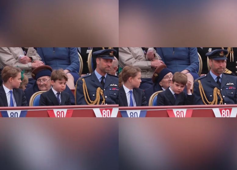 Książę Louis przedrzeźnia starszego brata. Jest nagranie