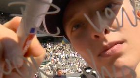 "Krok po kroku". Sprawdź, co Iga Świątek napisała na kamerze po meczu