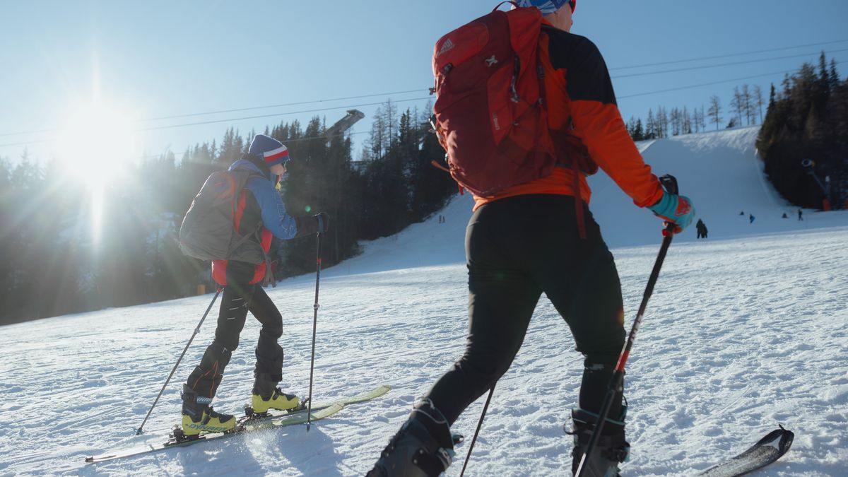 STBSKE PLESO, SLOVAKIA - DECEMBER 29: Skiers enjoy their time as fresh snowfall has allowed ski slopes across the High Tatras to fully open, marking the start of peak winter conditions in Slovakiaâs most iconic mountain range in Strbske Pleso, Slovakia on 29 December 2025. During the holiday period between Christmas and New Year, the improved weather is drawing thousands to the Slovak mountains to enjoy skiing, sledging, and the full beauty of the winter landscape. (Photo by Robert Nemeti/Anadolu via Getty Images)