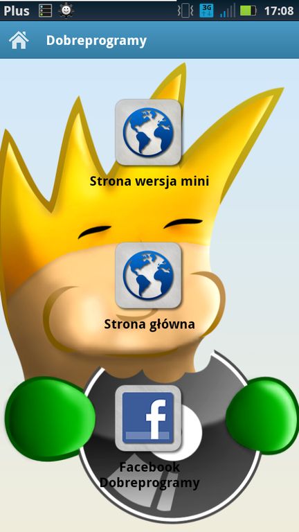 Strona startowa aplikacji