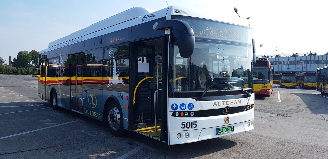 Wrocław. Elektryczny autobus na ulicach miasta. Można nim jeździć za darmo