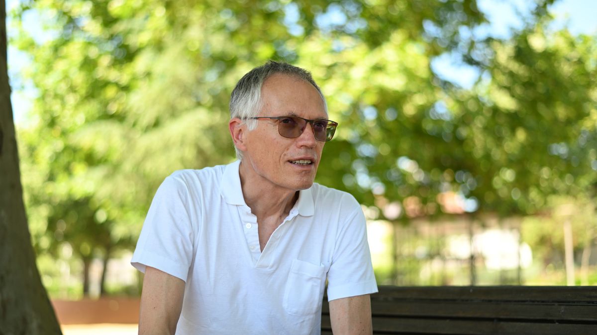 Carlos Tavares, former chief executive officer of Stellantis NV, during an interview in Santarem, Portugal, on Wednesday, May 28, 2025. Tavares plans to turn his attention to business ventures in his native Portugal after the automaker awarded him around $40 million in salary and severance payments. Photographer: Zed Jameson/Bloomberg via Getty Images