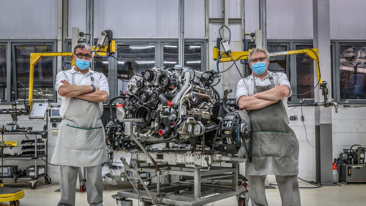 Produkcja silnika V8 z serii L o pojemności 6 i 3/4 litra rozpoczęła się w 1959 roku (fot. Bentley)