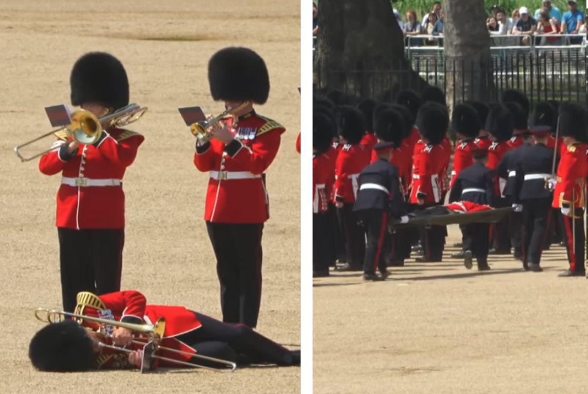 Wielka Brytania: żołnierze mdleli podczas parady wojskowej. Dramatyczne sceny