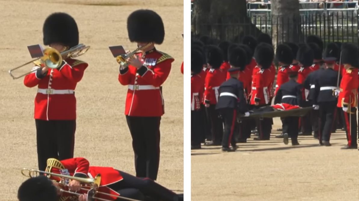 Szokujące sceny podczas parady wojskowej w Londynie